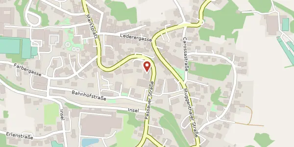Karte der Umgebung von Passauer Str. 14, 94104 Tittling
