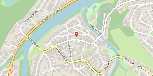 Karte der Umgebung von Schulstraße 16, 72654 Neckartenzlingen