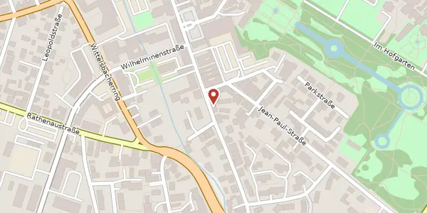 Karte der Umgebung von Friedrichstr. 31A, 95444 Bayreuth