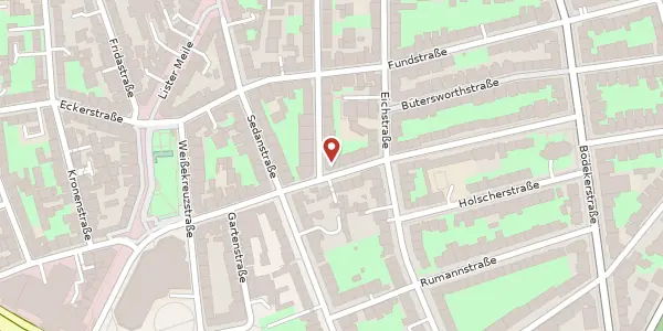 Karte der Umgebung von Friesenstraße 49, 30161 Hannover