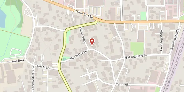 Karte der Umgebung von Marktstraße 6, 29690 Schwarmstedt