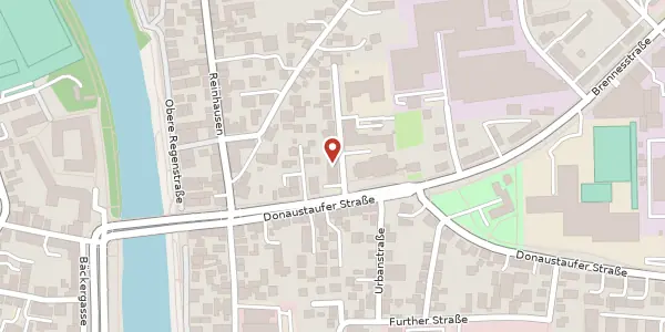 Karte der Umgebung von Wieshuber Straße 3, 93059 Regensburg