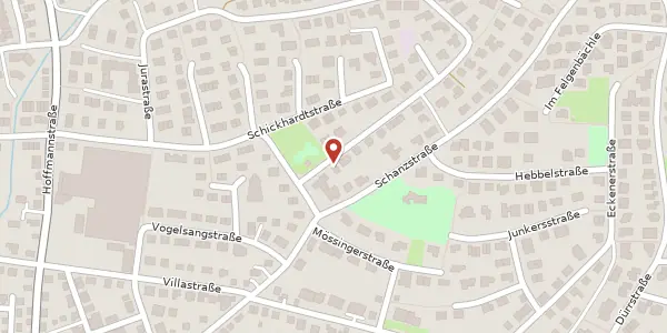 Karte der Umgebung von Gottfried-Keller-Straße 6, 72770 Reutlingen