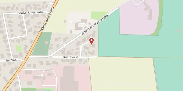 Karte der Umgebung von Buchhorst 22, 27283 Verden