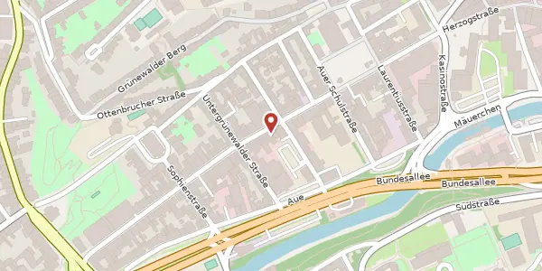 Karte der Umgebung von Friedrich-Ebert-Str. 39, 42103 Wuppertal