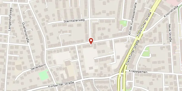 Karte der Umgebung von Usbeckstraße 19a, 34134 Kassel