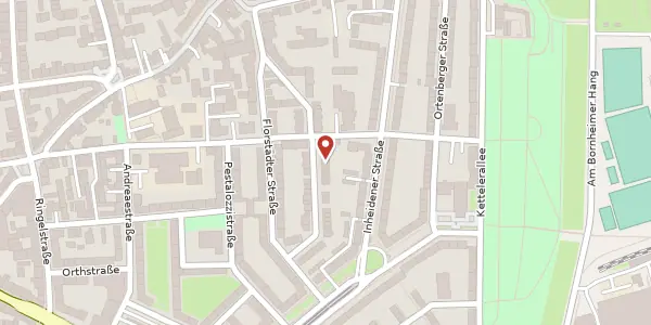 Karte der Umgebung von Stockheimer Str. 40, 60385 Frankfurt
