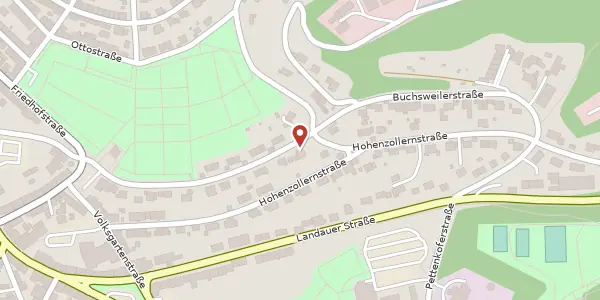Karte der Umgebung von Buchsweilerstraße 50, 66953 Pirmasens