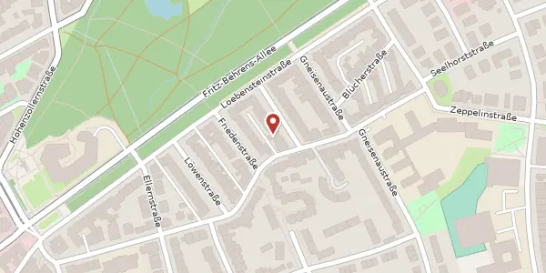Karte der Umgebung von Siegesstraße 5, 30175 Hannover