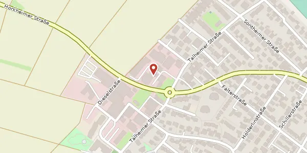 Karte der Umgebung von Talheimer Straße 32, 74223 Flein