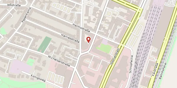Karte der Umgebung von Hopfenstraße 1 d, 24114 Kiel