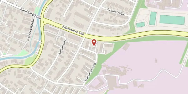Karte der Umgebung von Meisenstr. 13, 82166 Gräfelfing