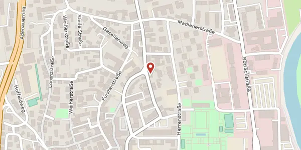 Karte der Umgebung von Memminger Str. 32, 87439 Kempten
