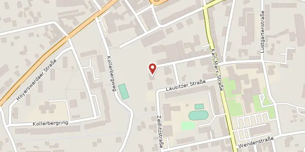 Karte der Umgebung von Lausitzer Str. 12, 03130 Spremberg