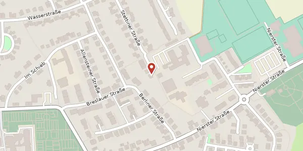 Karte der Umgebung von Stettiner Str. 26, 40668 Meerbusch
