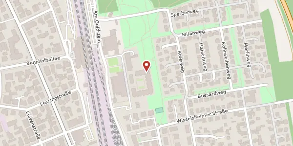 Karte der Umgebung von Am Goldstein 3d, 61231 Bad Nauheim