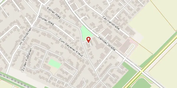 Karte der Umgebung von Kölner Weg 27, 50259 Pulheim