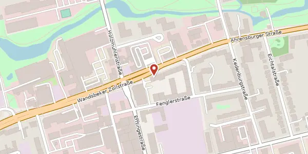 Karte der Umgebung von Wandsbeker Zollstraße 130, 22041 Hamburg