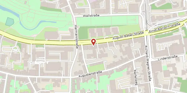 Karte der Umgebung von August-Bebel-Straße 11, 18055 Rostock