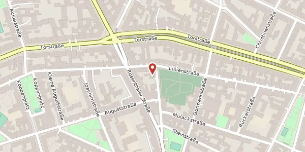 Karte der Umgebung von Kleine Rosenthaler Straße 9, 10119 Berlin