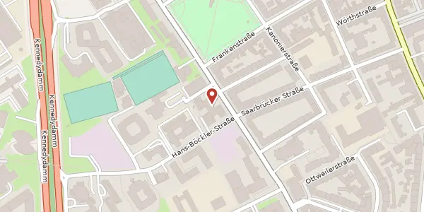 Karte der Umgebung von Roßstr. 92, 40476 Düsseldorf