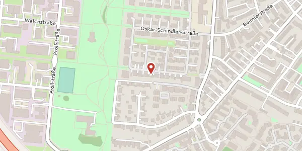Karte der Umgebung von Oskar-Schindler-Str. 66, 86157 Augsburg