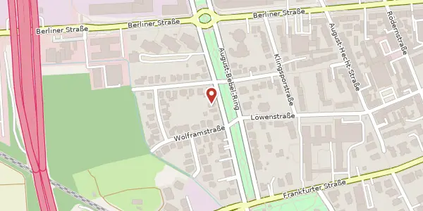 Karte der Umgebung von August-Bebel-Ring 26, 63067 Offenbach