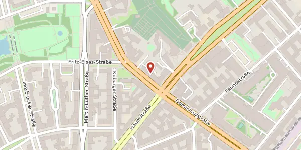 Karte der Umgebung von Dominicusstraße 25 A, 10823 Berlin