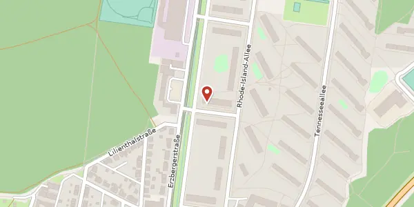 Karte der Umgebung von Rhode-Island-Allee 25, 76149 Karlsruhe