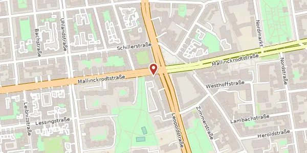 Karte der Umgebung von Mallinckrodtstr. 136, 44147 Dortmund