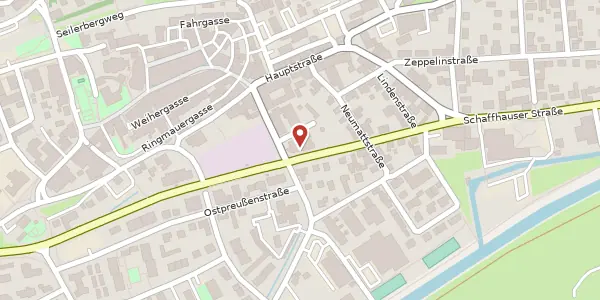 Karte der Umgebung von Klettgaustraße 21, 79761 Waldshut-Tiengen