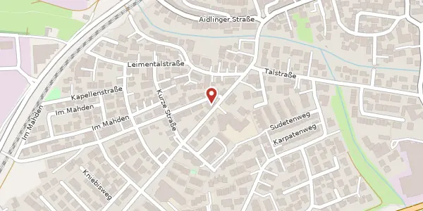 Karte der Umgebung von Herrenberger Str. 18, 71139 Ehningen