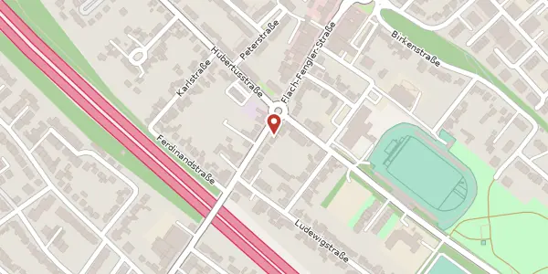 Karte der Umgebung von Flach-Fengler-Str. 119, 50389 Wesseling