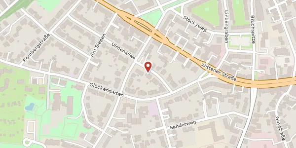 Karte der Umgebung von Ulmenallee 32, 44803 Bochum