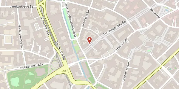 Karte der Umgebung von Sendlinger Str. 56, 80331 München