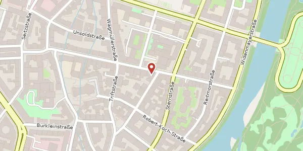 Karte der Umgebung von Liebigstr. 12 a, 80538 München