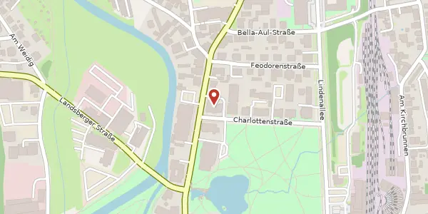Karte der Umgebung von Charlottenstraße 1, 98617 Meiningen