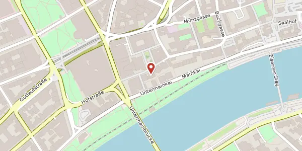 Karte der Umgebung von Alte Mainzer Gasse 59, 60311 Frankfurt