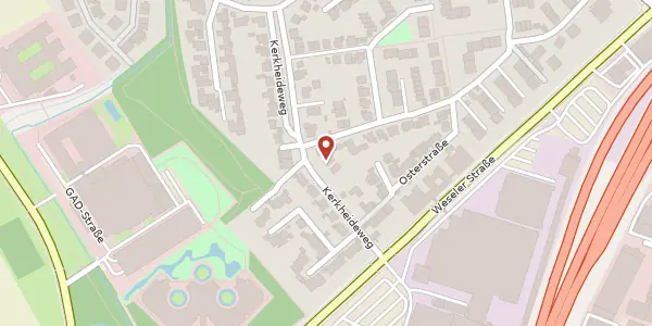 Karte der Umgebung von Kerkheideweg 20, 48163 Münster
