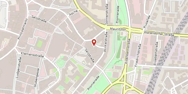 Karte der Umgebung von Arztkarrengasse 12, 48143 Münster