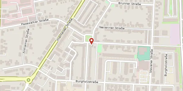 Karte der Umgebung von Prenzlauer Straße 10, 17034 Neubrandenburg