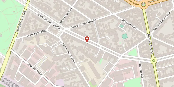 Karte der Umgebung von Rolandstr. 83, 50677 Köln