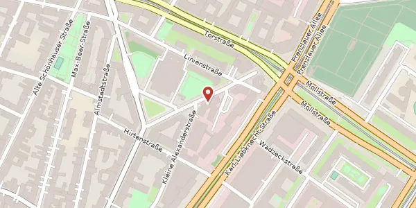 Karte der Umgebung von Weydingerstraße 14-16, 10178 Berlin