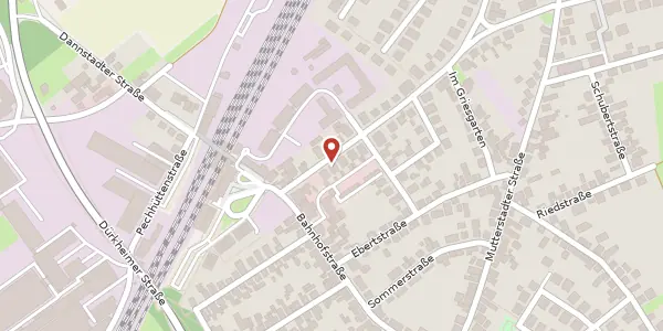 Karte der Umgebung von Robert-Schumann-Straße 6, 67105 Schifferstadt