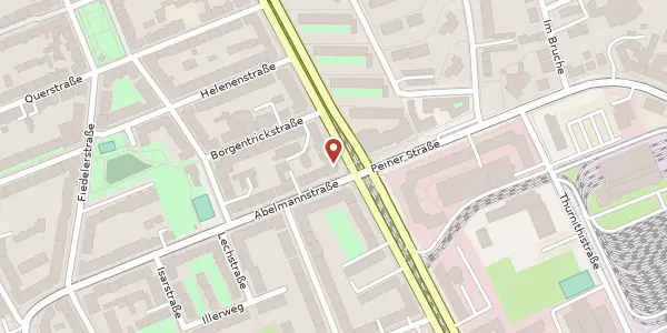 Karte der Umgebung von Hildesheimer Straße 264, 30519 Hannover