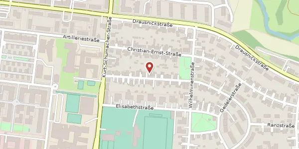 Karte der Umgebung von Richterstr. 13, 91052 Erlangen