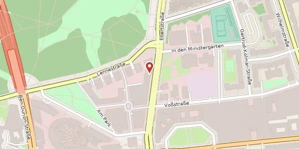 Karte der Umgebung von Ebertstraße 2, 10117 Berlin