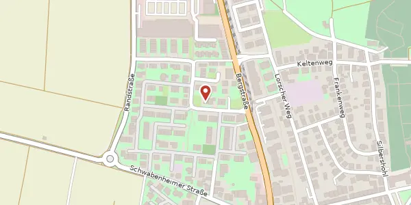 Karte der Umgebung von Anne-Frank-Straße 14, 69221 Dossenheim