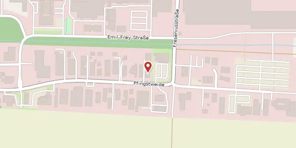 Karte der Umgebung von Pfingstweide 24, 61169 Friedberg