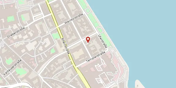 Karte der Umgebung von Lauterenstraße 12, 55116 Mainz